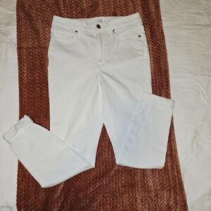 LC Lauren Conrad Women's White Skinny Jeans